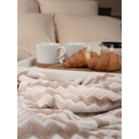Texrepublic blanket, size 150x200 cm, beige color-8