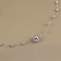 Pearls on the fishing line, 3/8 mm, 10 ± 1 m, silver color