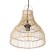 Ceiling Lamp from Rotan "Satria", 1 × 120 W, E27, 30 × 30 × 30 cm