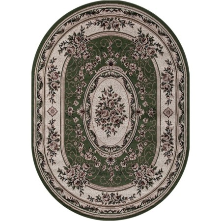 Oval Merinos Gavana carpet, size 100x200 cm, color Green