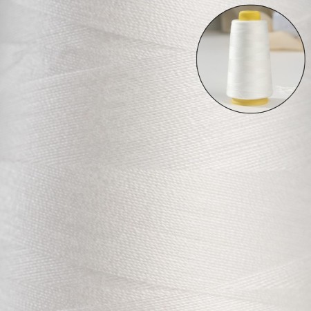 Threads 40/2, 3000 yard, white color-1