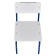 Children's growing chair "Fairy" "My Baby", 1-2 group, white-blue color