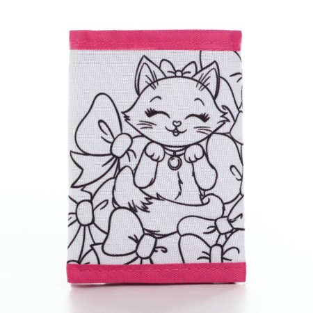 Velcro purse for coloring "kittens with bows"-3