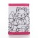 Velcro purse for coloring "kittens with bows"