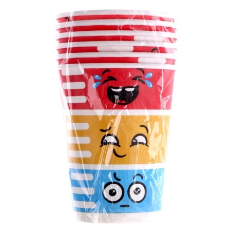 A set of paper glasses "Emotions", in a t/y film, 6 pcs., 250 ml-2