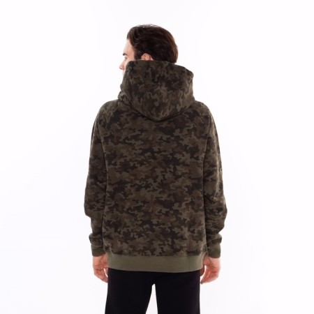 Male sweatshirt is laid down, the color is dark hack, size 46 (m)-3
