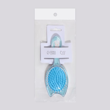 Comb - shaker, 16 (± 1) × 6 cm, blue color-6
