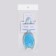 Comb - shaker, 16 (± 1) × 6 cm, blue color