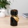 VAZ Keramics "Derk" D-9 cm H-19.5 cm, golden-black