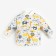 Nursery blouse, white/animals, height 56 ​​cm