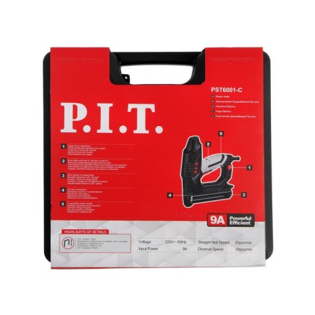 Staplair Electric P.I.T. PST6001-C, 2000 W, 20 pcs/min, shop 100 pcs., Staps/nails-9