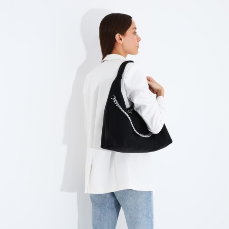 Load bag with lightning, external pocket, black color-7
