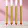 Candles Fountains for the Golden Sparks cake, 14 cm, 40 seconds, 4 pcs