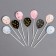 Decoration for the cake "Magic balls", in the set of 9 pcs.