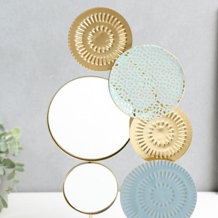 Souvenir Metal with a mirror "Circles" 36.5x22x8.3 cm-3