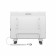 Convector MTX Km-1000.1, electric, 1000 watts, X-shaped heater, wheel, thermostat