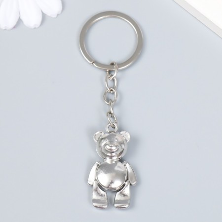 Trick Metal "Bear" silver, paws move 2.3x1x4 cm