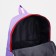 A backpack with a zipper, an outer pocket, a set of a chover, bag, color lilac