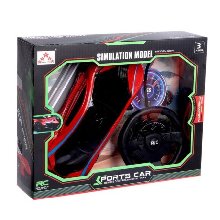 Radio -controlled "coupe" car, works on batteries, mix-5