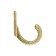Hook furniture tundra TKO015, one -rod, gold, 1000 pcs