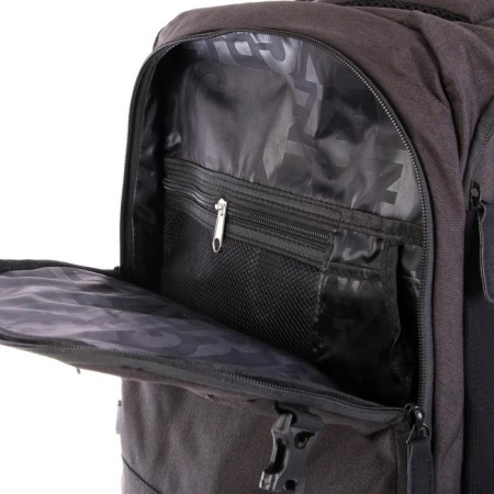 Youth backpack, 45 x 32 x 21 cm, Grizzly 019, ergonomic back, black/blue RQ-019-12-12
