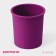 Silicone form for baking the valve "cake", external diameter 9 cm, inner diameter 8 cm, bottom diameter 7.5 cm, purple color
