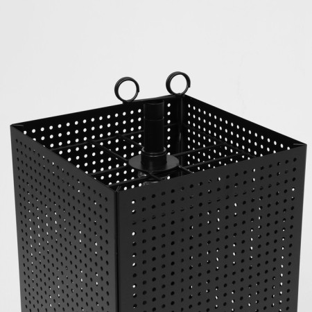 Perforated collapsible stand, 4 sides, spinning, 27 × 27 × 63 cm, black matte color-3