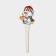 Topper decorative "snowman" 8x24.5 cm