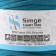 Knitted yarn secondary 90% cotton, 10% p/e, 100m/450 ± 50 g (indigo) mix