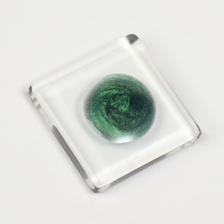 Nail gel polish, “cat`s eye”, 3 phase, 8ml, LED/UV, chameleon/green color (05)-9