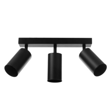 ETENES STAS 3XGU10 Black 50x6.5x16.5 cm