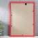 Photo frame plastic 21x30 cm red (105)