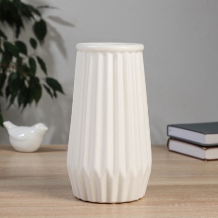 VAZ Coramics Table "Leicester" D-9 cm, 21x11 cm, white