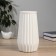 VAZ Coramics Table "Leicester" D-9 cm, 21x11 cm, white
