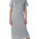 Female dress w.w.f.h., size 54, light gray color