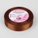 Satin tape, 20 mm × 23 ± 1 m, brown color No. 142