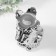 Souvenir Ceramics "Leo in the Crown" silver 17x12x26 cm