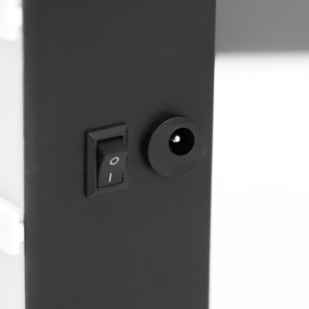 Night-wing-alphabet "House" LED English, numbers, from batteries/USB black and white 22x24.5x5 cm Risalux 9335-8