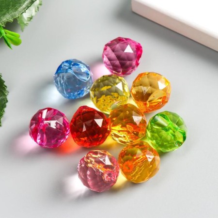 Set of decor for creativity Plastic "Crystal-Treasure" Color set 20 g 1.8x1.7x1.7 cm