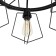 Caucasum "compact" 5x40W E27 Black 53x53x42 cm.