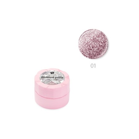 Liquid foil Adricoco Brilliant Party, No. 01 raspberry champagne, 5 ml