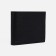 Male purse without fastening, compartment for coins, for cards, black color