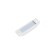 Magnet furniture tundra M002W, 60x13 mm, medium, white, 2 pcs.