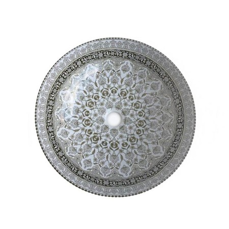 Sink "Marrakesh" 1008g, d = 405 mm, without opening for the mixer, manual painting-3