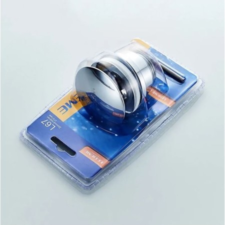 Bottom valve Ledeme L67, for a shell, brass, chrome-5