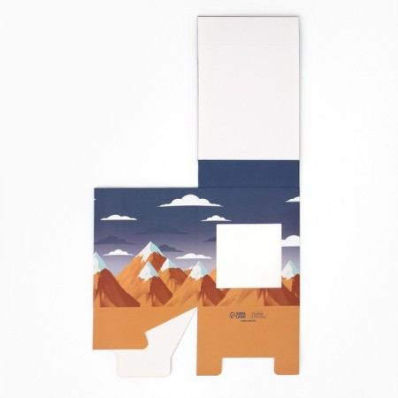 Gift Folding Box with 3D effect, packaging, “conquer the top”, 11 x 11 x 13 cm-13