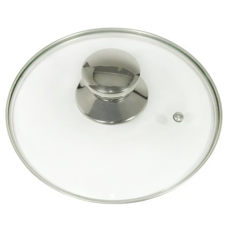 Glass cover Panairo Chrome, with a lid, d = 22 cm-1