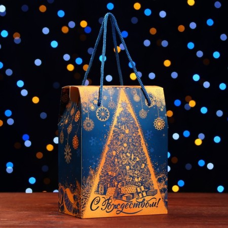 Gift box "New Year" 14 x 9 x 20 cm-1