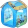 Game tent "Blue Tractor" 83x80x105 cm, in bag