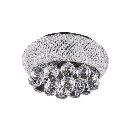 Monile 3x40W E14 chandelier, chrome 30x18 cm
